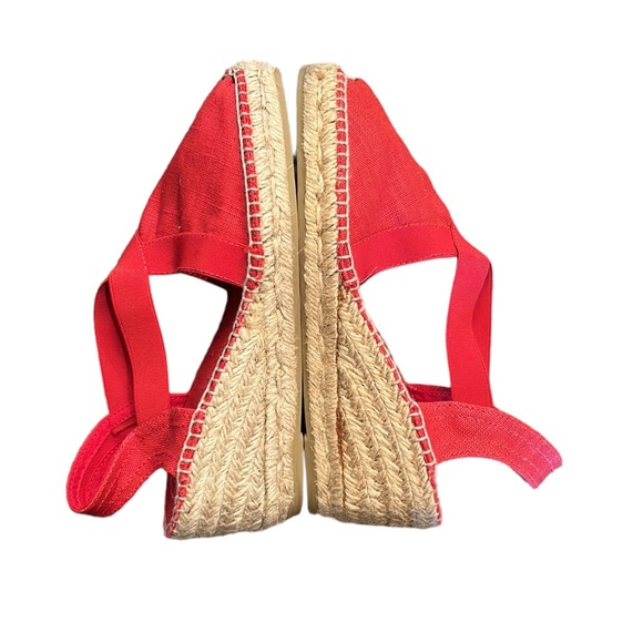 Toni Pons Ter Slingback Espadrille Sandal Red Size 6.5 - Picture 6 of 7